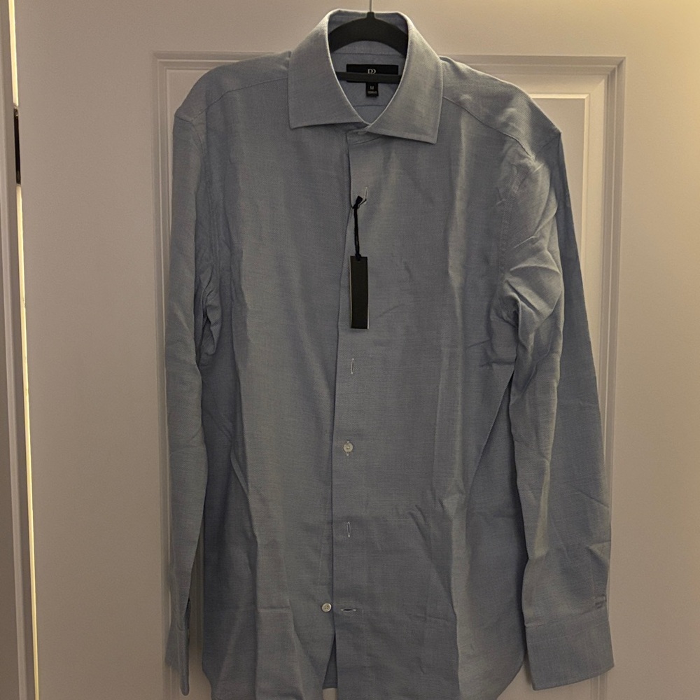 Banana Republic Men's Slim fit cashmere blend Dress Shirt